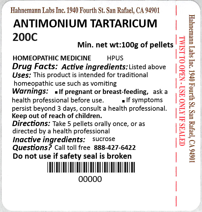 Antimonium Tartaricum 200C 100g
