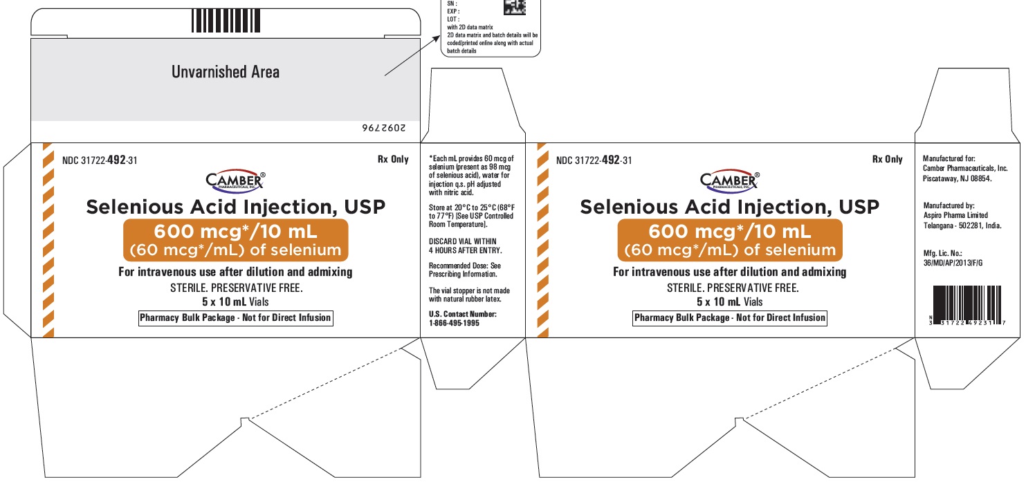 seleniousacidinjection600mcgcartonlabel