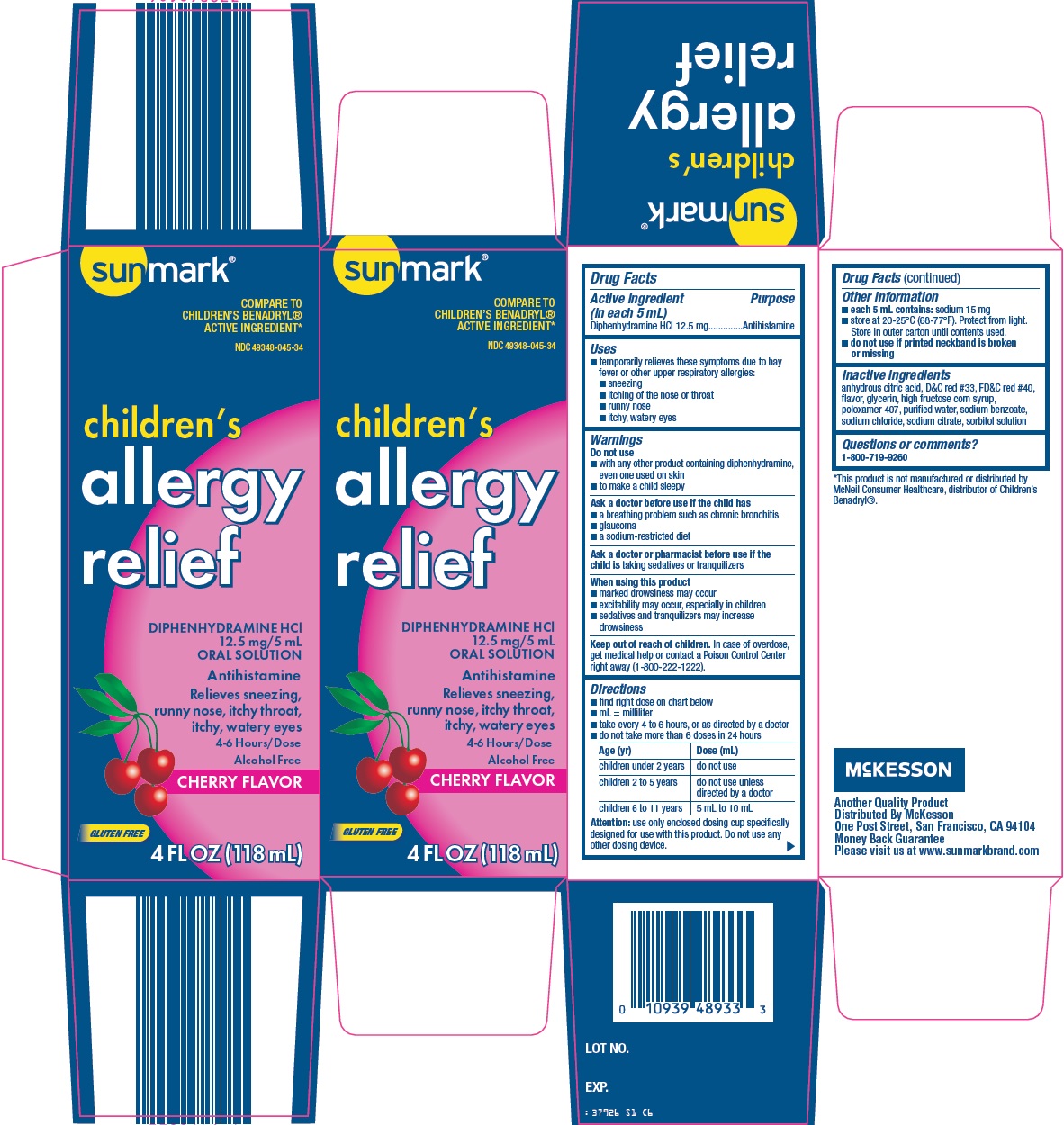 Sunmark Children's Allergy Relief image