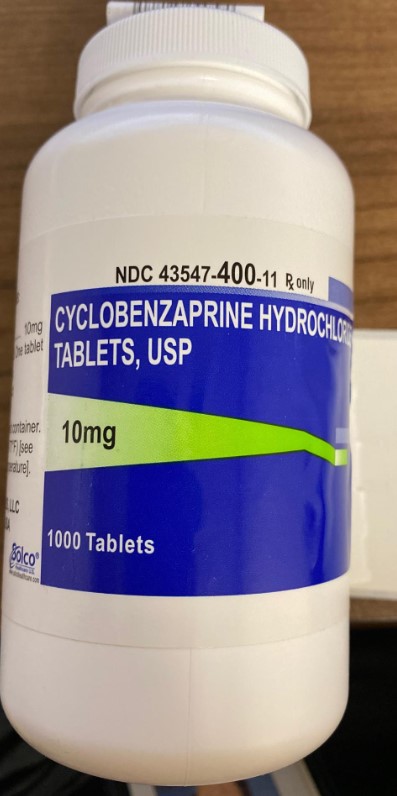 Cyclobenzaprine Hydro Bottle
