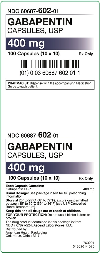 Package/Label Display Panel – Carton – 400 mg