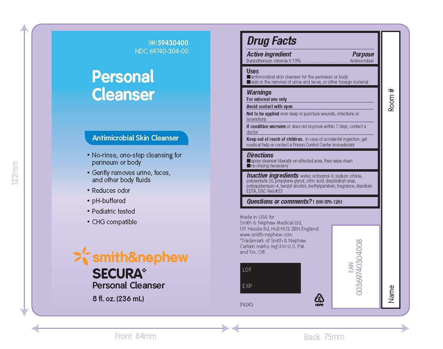 Package Display - Personal Cleanser (236 mL)