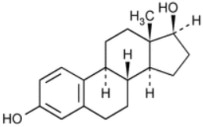 Estradiol Structural Formula
