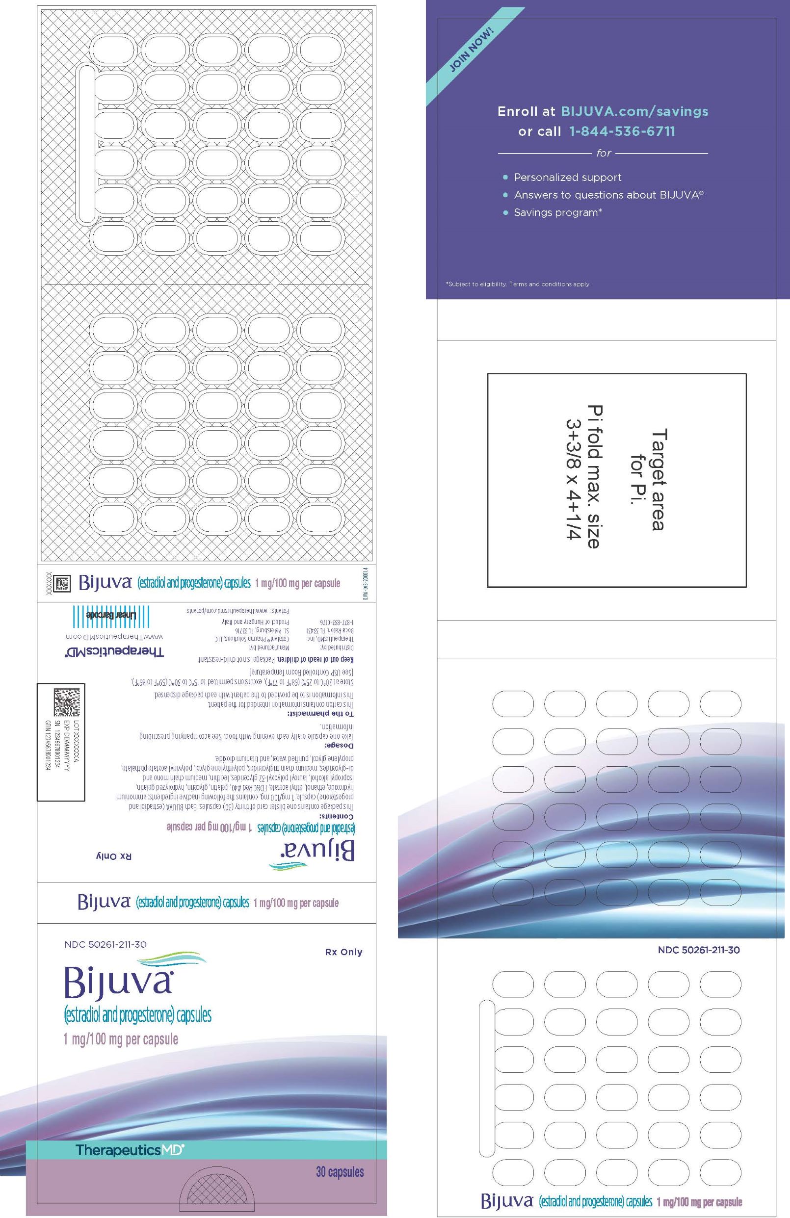 Principal Display Panel - Bijuva Carton Label
