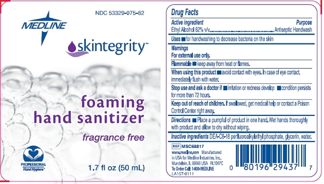 Skintegrity Foaming Hand Sanitizer label
