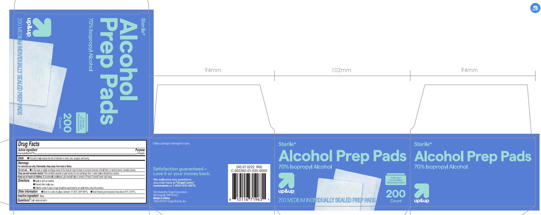 Alcohol Pad Label