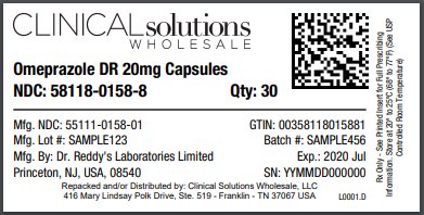 Omeprazole 20mg Capsules 30 count blister card