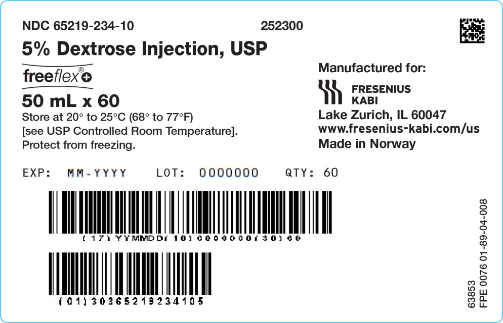 PACKAGE LABEL - PRINCIPAL DISPLAY – 5% Dextrose 50 mL Case Label
