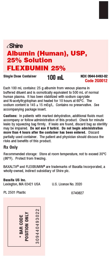 PRINCIPAL DISPLAY PANEL - 100 mL Bag Label