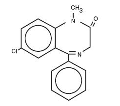 Diazepam Structural Formula