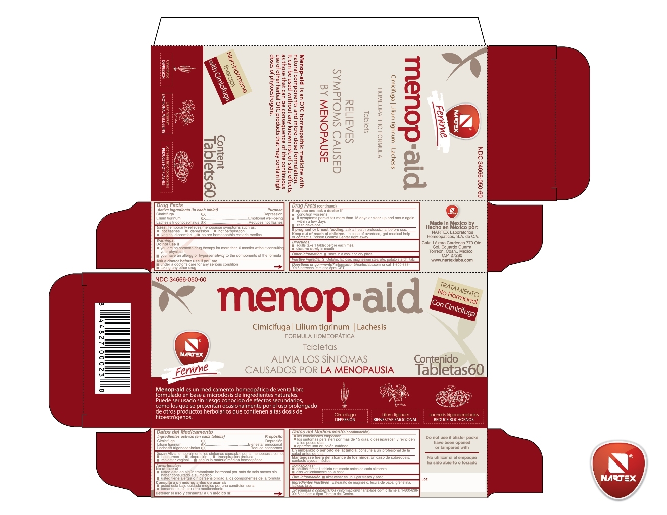 Menopaid Tablet Carton