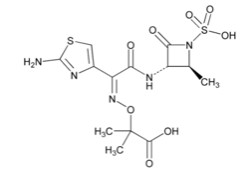 Figure 1. Chemical structure of aztreonam