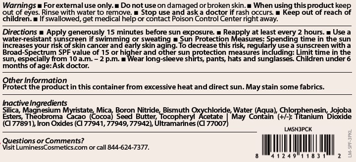 Luminess SPF 30 Keep out of reach of children