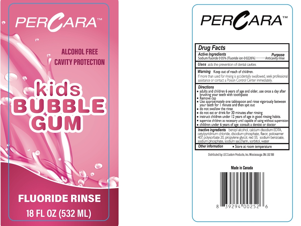 PERCARA - Kids BG Fluoride Rinse