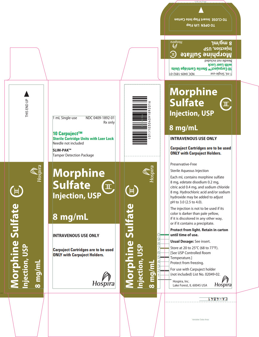 PRINCIPAL DISPLAY PANEL - 8 mg/mL Cartridge Carton