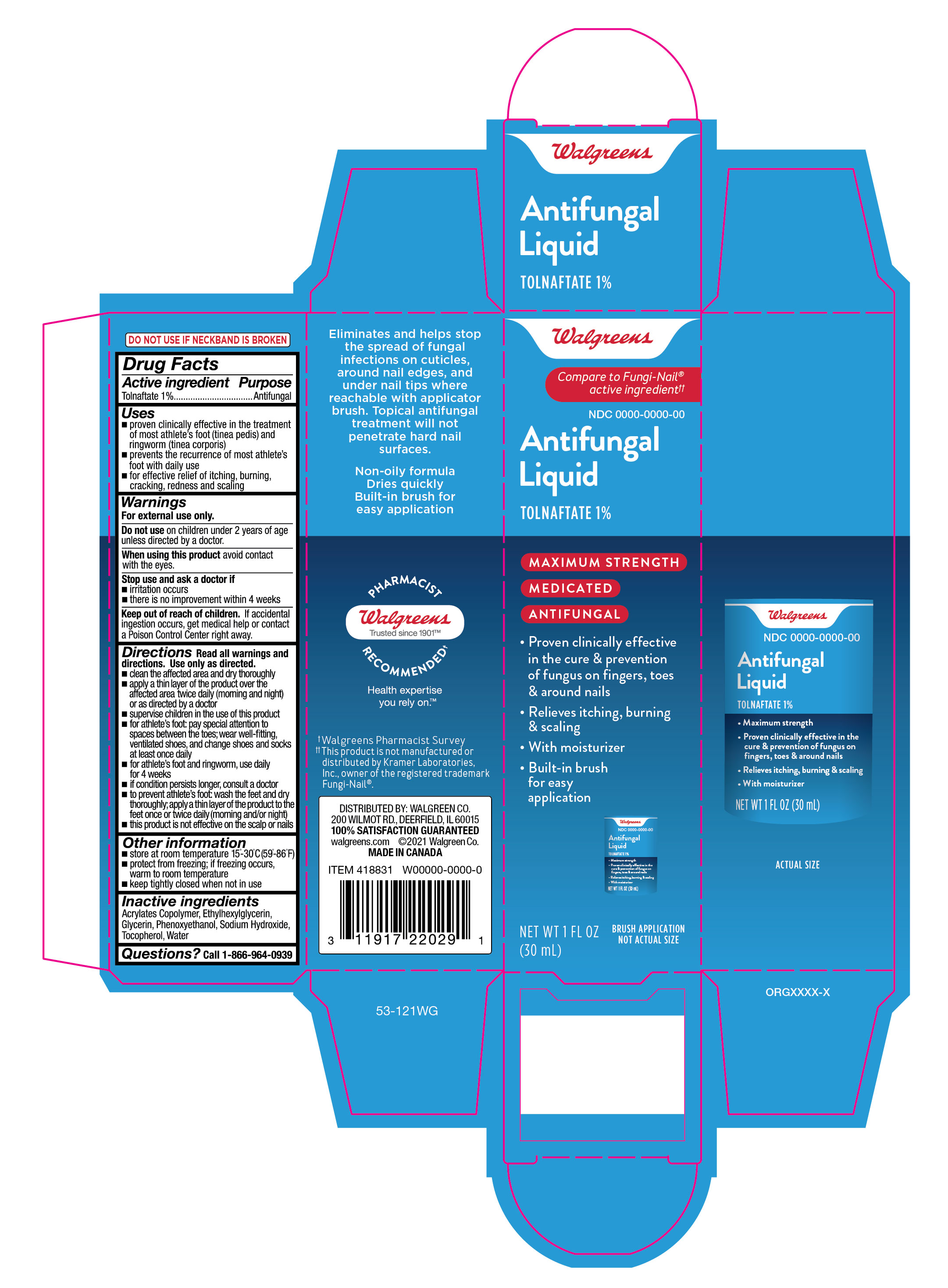 TOLNAFTATE antifungal liquid maximum strength liquid