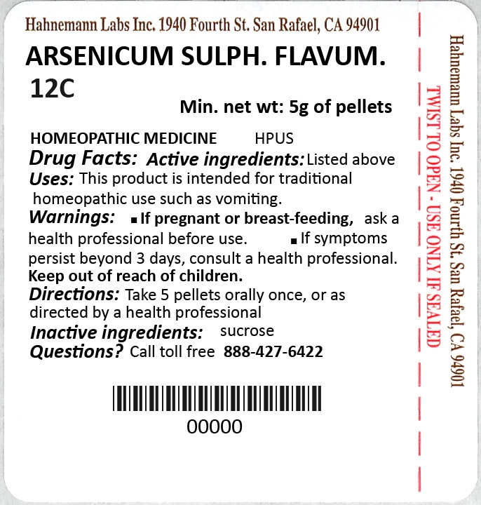 Arsenicum Sulphuratum Flavum 12C 5g