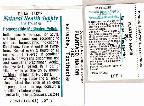 EARACHE TOOTHACHE LABEL