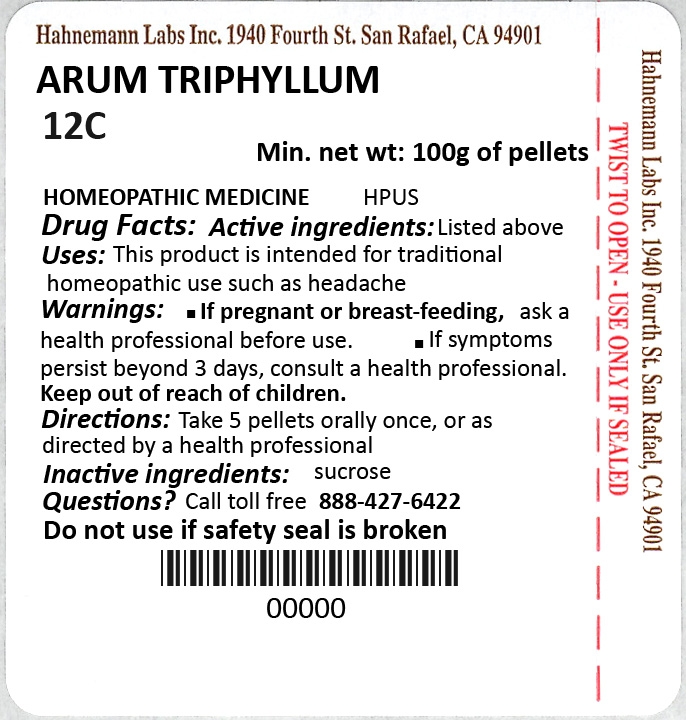 Arum Triphyllum 12C 100g