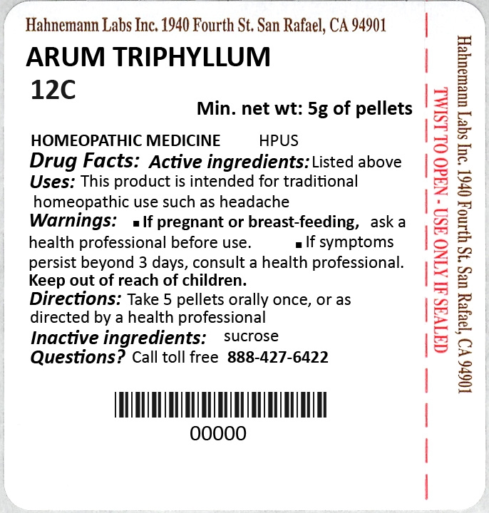 Arum Triphyllum 12C 5g