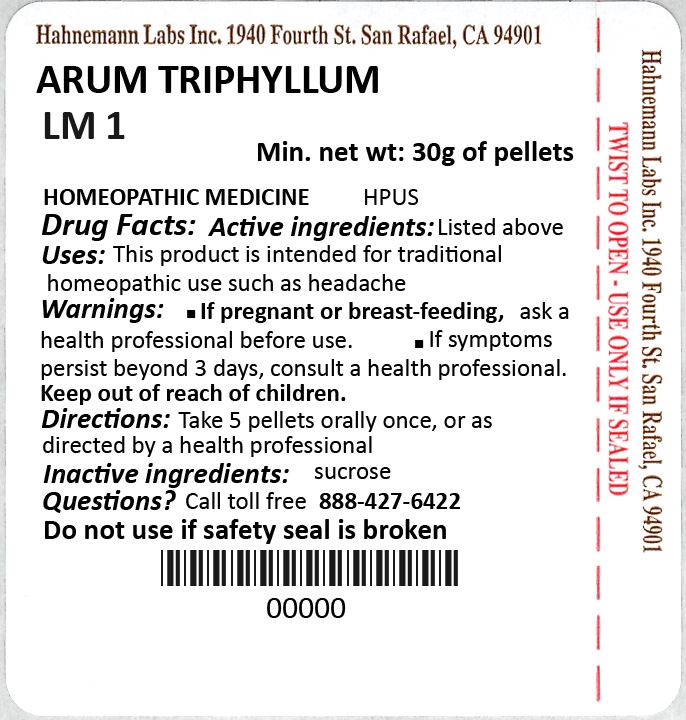 Arum Triphyllum LM 1 30g