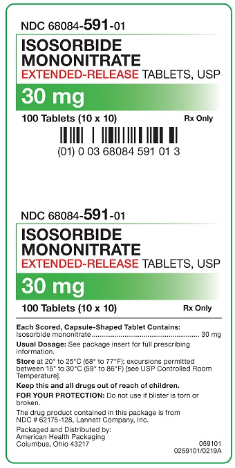 30 mg Isosorbide Mononitrate ER Tablets Carton