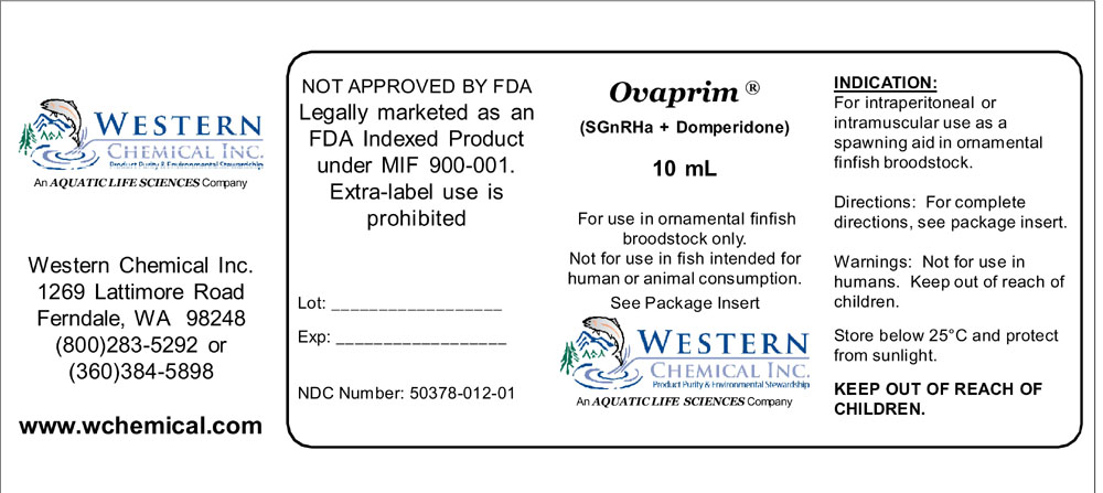 Image of Ovaprim box label