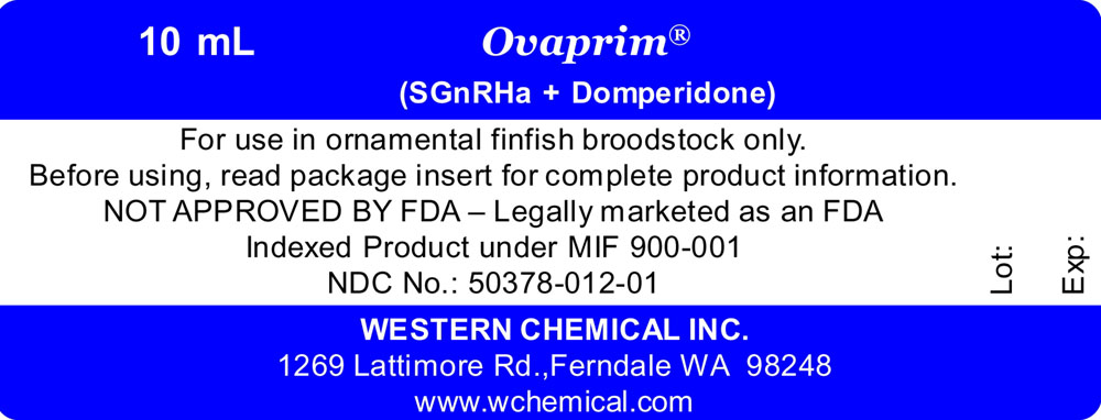 Image of Ovaprim vial label