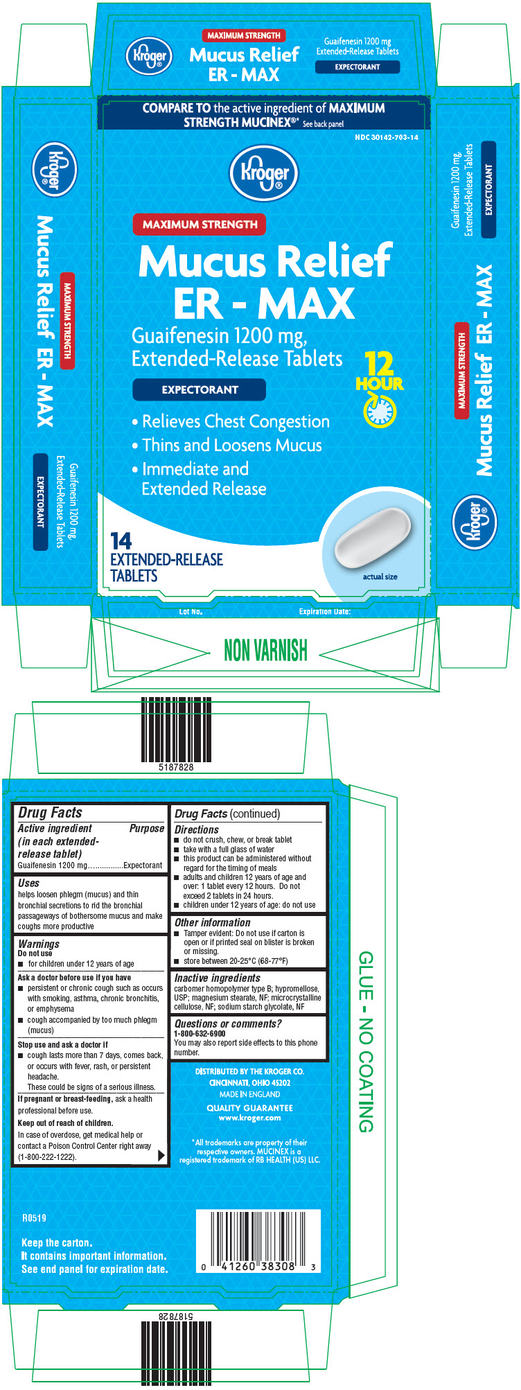 PRINCIPAL DISPLAY PANEL - 1200 mg Tablet Blister Pack Carton