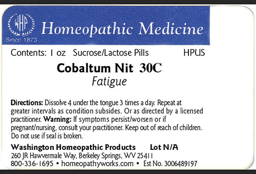 Cobaltum nit label example