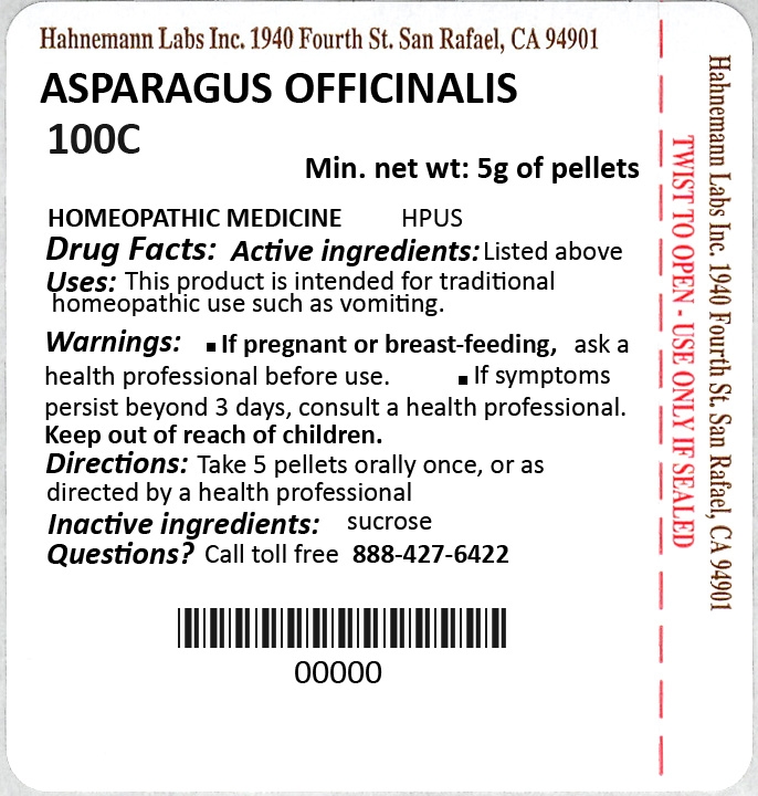 Asparagus Officinalis 100C 5g