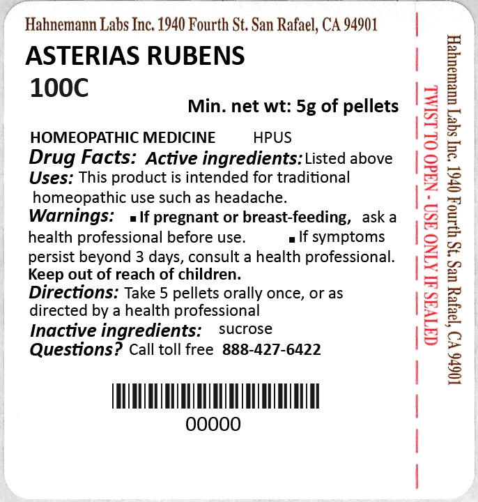 Asterias Rubens 100C 5g