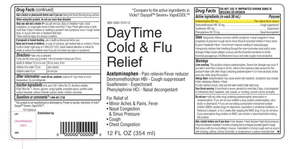 Daytime Severe Cold & Flu Liquid 12 Fl oz (354 mL)