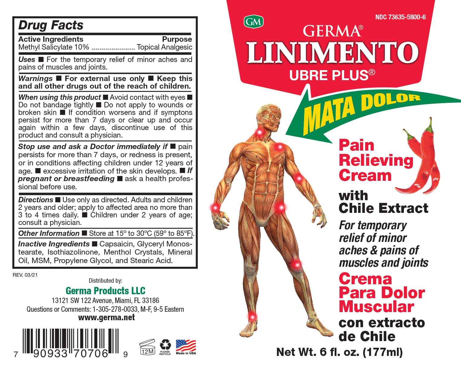 Linimento Ubre Plus Cream