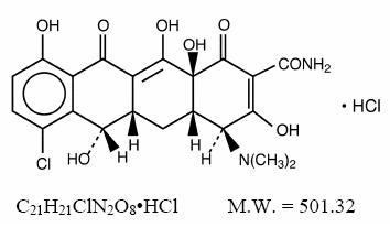 demeclocycline-hcl-structural-formula