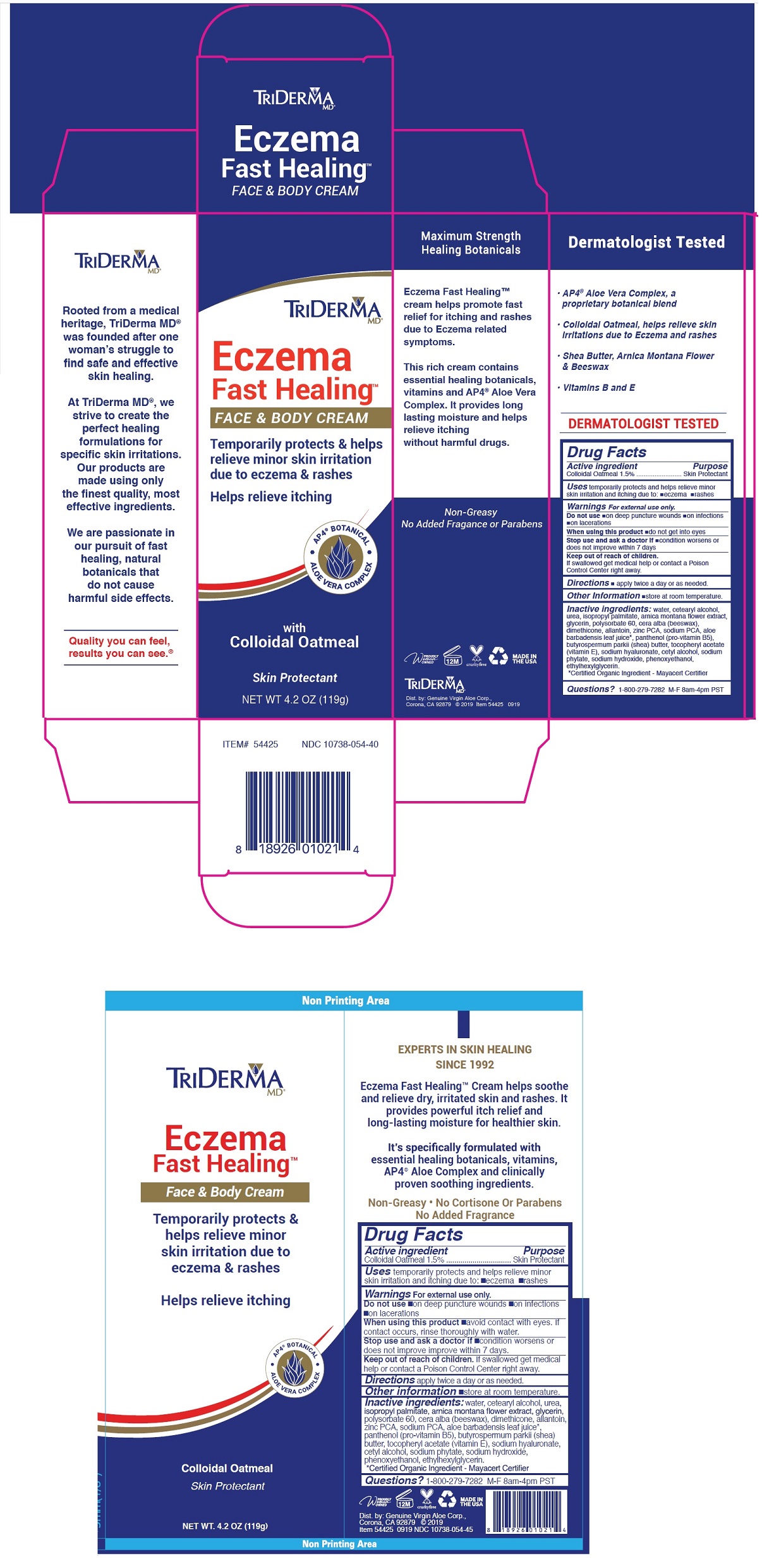 Eczema Cream's Main Ingredient: Colloidal Oatmeal - TriDerma