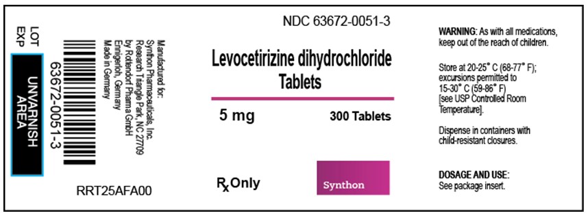 Bottle label 300 count
