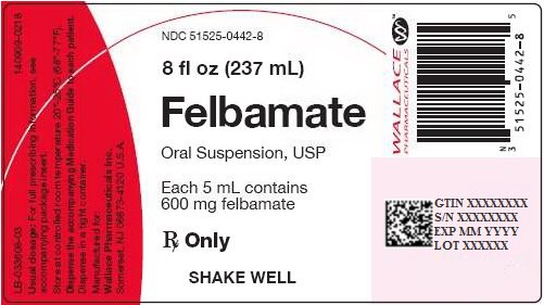 Felbamate Oral Suspension 8 fl oz Vial Label