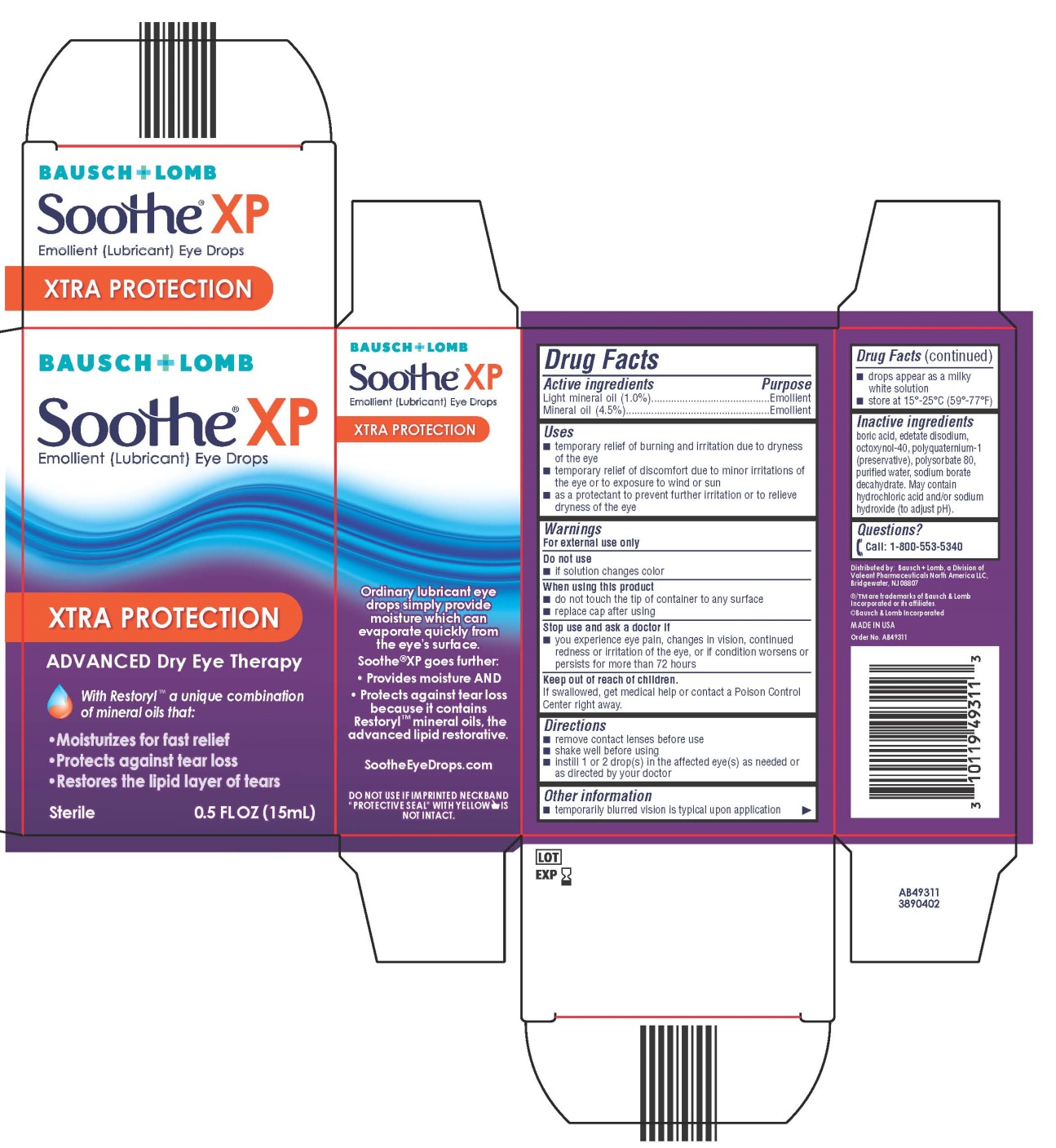 Soothe XP 15 mL Carton