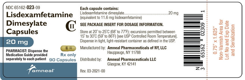 20 mg 90 ct Label