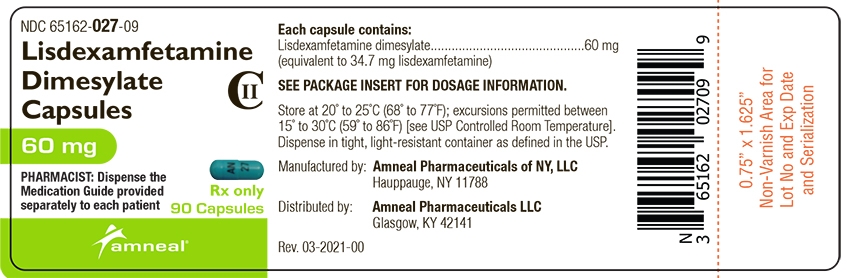 60 mg 90 ct Label