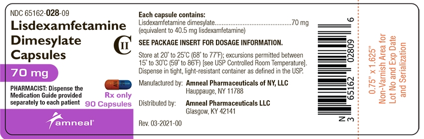 70 mg 90 ct Label