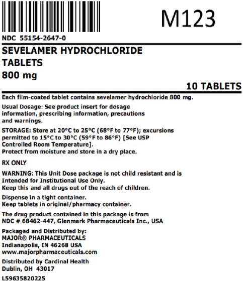 800mg bag label