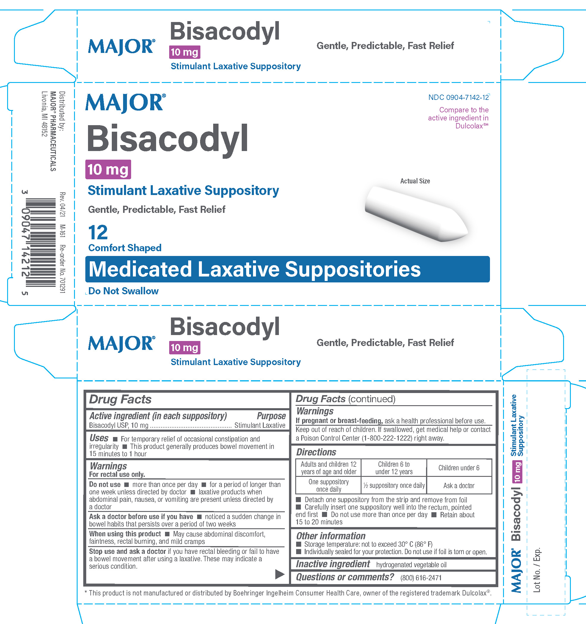 BISACODYL bisacodyl suppository
