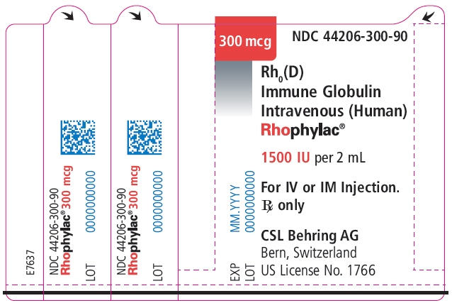 Principal Display Panel - 300 mcg Syringe Label