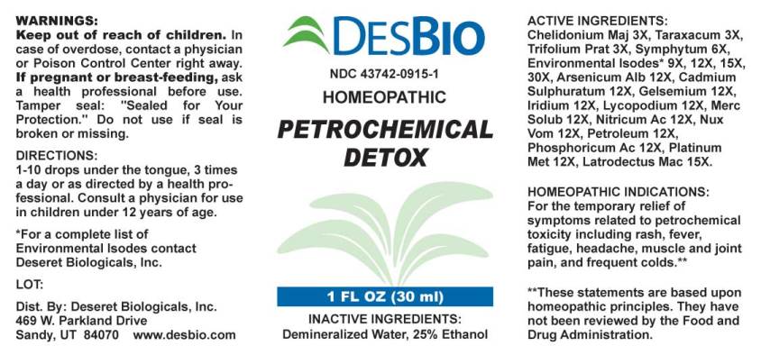 Petrochemical Detox