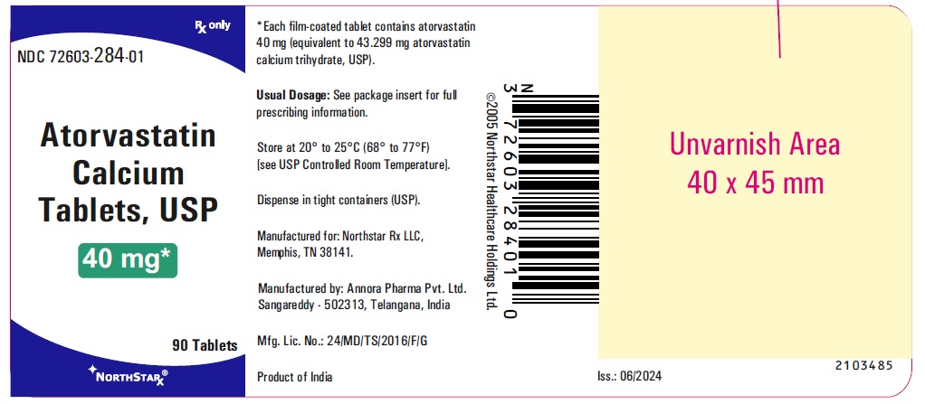 atorvastatintablets40mg90scontainerlabel