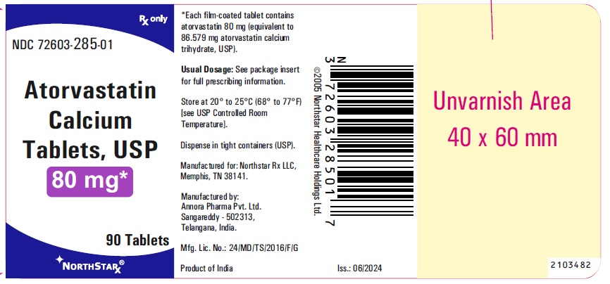 atorvastatintablets80mg90scontainerlabel