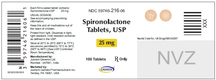 25mg bottle label