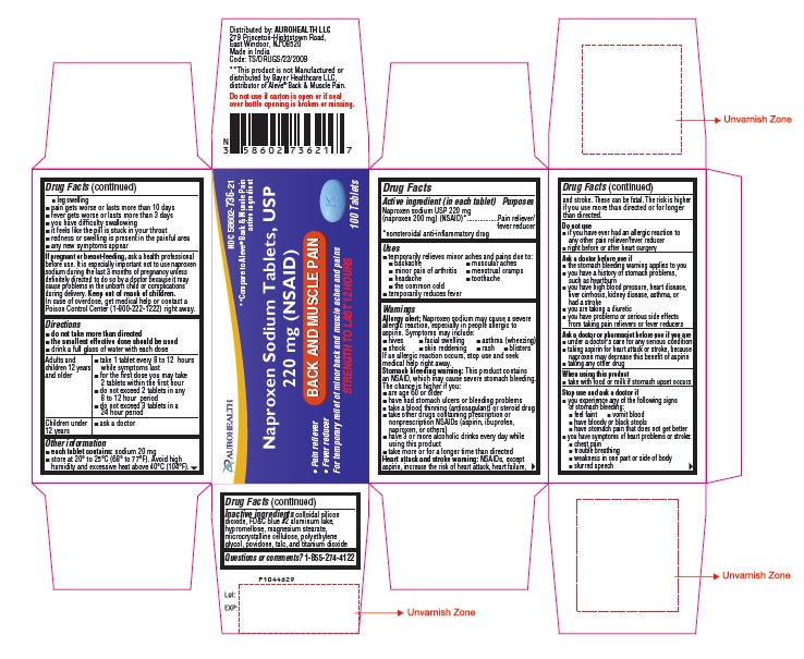 PACKAGE LABEL-PRINCIPAL DISPLAY PANEL - 220 mg (100 Tablets Carton Label)